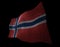 Fluttering flag graphic,Norway