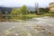 Fluvia river passing through besalu