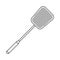 Fly swatter. Anti-fly weapon simple illustration. Flyswatter insect killing tool