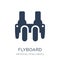 Flyboard icon. Trendy flat vector Flyboard icon on white backgro