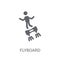 Flyboard icon. Trendy Flyboard logo concept on white background