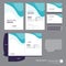 Flyer brochure business annual report cover template design Corporate Business Identity Folder digital technology company Element