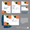 Flyer brochure business annual report cover template design Corporate Business Identity Folder digital technology company Element