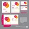 Flyer brochure business annual report cover template design Corporate Business Identity Folder digital technology company Element