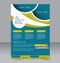 Flyer template. Business brochure. Editable A4 poster for design