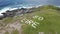 Flying above Malin Head and the famous World War Eire Markings in County Donegal - Ireland