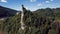 Flying around Orava castle, Slovakia.