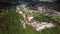 Flying around Orava castle, Slovakia.