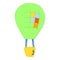 Flying balloon. Kid colorful cartoon toys