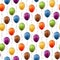 flying balloons background seamless