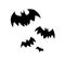 Flying Bats Silhouette