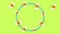 Flying Bees circle animation loopable