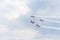 The Flying Bulls Aerobatics Team in aerobatic planes