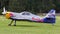 The Flying Bulls Aerobatics Team Zlin-50LX preparing for taxiing for take-off.