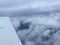 Flying Cirrus in a weather - pilot view