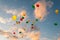 Flying Color Baloons I