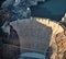 Flying Directly Over Hoover Dam in Nevada and Arizona