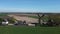 Flying with a drone past a rotating Dutch windmill