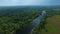 Flying drones over the river