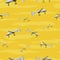 Flying Drones Seamless Pattern Vector Illustration