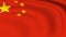 Flying Flag of China | LOOPED