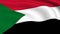 Flying Flag of SUDAN | LOOPED