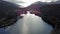 Flying through the Great Glen above Loch Oich in the scottish highlands - United Kingdom