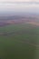 Flying at high altitude over agriculture fields