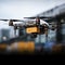 Flying innovation Drone technology in industrial logistics and transportation services