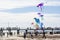 Flying Kites Over the Jetty at the Adelaide International Kite F