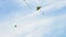 Flying kites on sky during festival in Greece