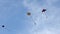 Flying kites on sky during festival in Greece