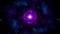 Flying Through Neon Mist Nebula Background