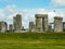 Flying over the ancient Stonehenge circle