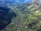 Flying over Kirchberg in a ballooning basket