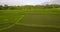 Flying over the rice terraces, over the young shoots of rice.