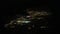 Flying over Spain Palma de Mallorca at night airplane window