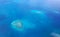 Flying over Tarawa Lagoon, Kiribati