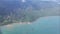 Flying over Thailand panoramic view of islands beaches turquoise waters