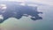 Flying over Thailand panoramic view of islands beaches turquoise waters