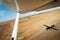 Flying over William Creek, Oodnadatta Track, South Australia