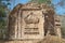 Flying palace relief on the wall of Sambor Prei Kuk or Prasat Yeah Puon S10 in Kampong Th