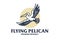 Flying Pelican Elegent logo style
