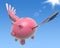 Flying Piggy Shows High Prosperity And Investment