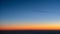 Flying by plane caught from another plane few minutes before the sunrise