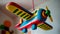 Flying propeller toy brings childhood fun indoors generated by AI