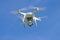 Flying quadcopter `Phantom 4 Advanced`