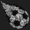 Flying Soccer Ball in Black and White - Pulsing Smeared Colors, Fire Design