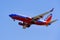 Flying Southwest Airlines aircraft