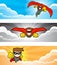 Flying Superhero Banner